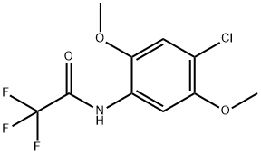 N-(4-chloro-2,5-dimethoxyphenyl)-2,2,2-trifluoroacetamide Structure