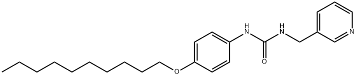 1-(4-decoxyphenyl)-3-(pyridin-3-ylmethyl)urea Structure