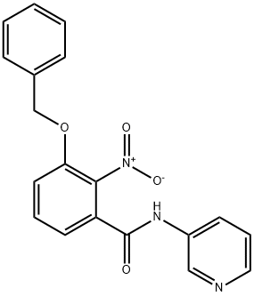 2-nitro-3-phenylmethoxy-N-pyridin-3-ylbenzamide 구조식 이미지