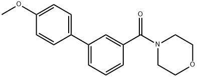 [3-(4-methoxyphenyl)phenyl]-morpholin-4-ylmethanone Structure