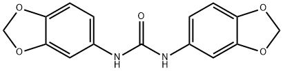 1,3-bis(1,3-benzodioxol-5-yl)urea Structure