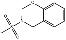 N-[(2-methoxyphenyl)methyl]methanesulfonamide 구조식 이미지