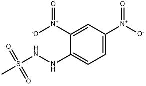 N'-(2,4-dinitrophenyl)methanesulfonohydrazide Structure