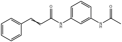 (E)-N-(3-acetamidophenyl)-3-phenylprop-2-enamide Structure