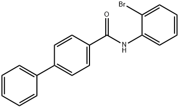 N-(2-bromophenyl)-4-phenylbenzamide Structure