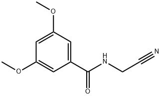 N-(cyanomethyl)-3,5-dimethoxybenzamide 구조식 이미지