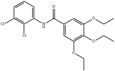 N-(2,3-dichlorophenyl)-3,4,5-triethoxybenzamide 구조식 이미지