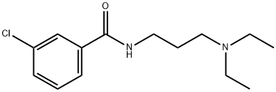 3-chloro-N-[3-(diethylamino)propyl]benzamide 구조식 이미지