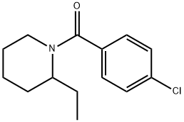 (4-chlorophenyl)-(2-ethylpiperidin-1-yl)methanone Structure