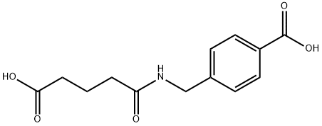 4-[(4-carboxybutanoylamino)methyl]benzoic acid 구조식 이미지