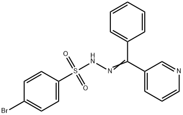 4-bromo-N-[(E)-[phenyl(pyridin-3-yl)methylidene]amino]benzenesulfonamide 구조식 이미지