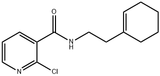 2-chloro-N-[2-(cyclohexen-1-yl)ethyl]pyridine-3-carboxamide 구조식 이미지