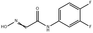 (2E)-N-(3,4-difluorophenyl)-2-hydroxyiminoacetamide 구조식 이미지