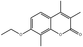 7-ethoxy-3,4,8-trimethylchromen-2-one Structure