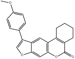 10-(4-methoxyphenyl)-1,2,3,4-tetrahydro-[1]benzofuro[6,5-c]isochromen-5-one Structure