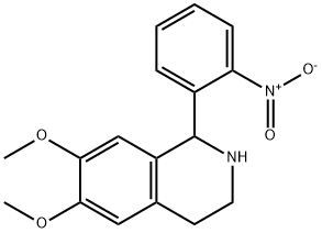 6,7-dimethoxy-1-(2-nitrophenyl)-1,2,3,4-tetrahydroisoquinoline 구조식 이미지