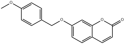 7-[(4-methoxyphenyl)methoxy]chromen-2-one Structure