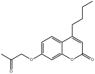 4-butyl-7-(2-oxopropoxy)chromen-2-one Structure