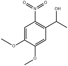 1-(4,5-dimethoxy-2-nitrophenyl)ethanol Structure