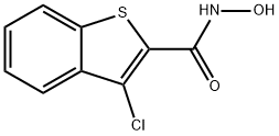 3-chloro-N-hydroxy-1-benzothiophene-2-carboxamide Structure