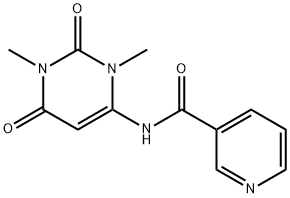 N-(1,3-dimethyl-2,6-dioxopyrimidin-4-yl)pyridine-3-carboxamide Structure