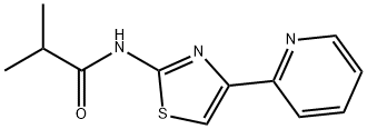2-methyl-N-(4-pyridin-2-yl-1,3-thiazol-2-yl)propanamide Structure
