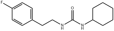 1-cyclohexyl-3-[2-(4-fluorophenyl)ethyl]urea 구조식 이미지