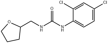 1-(2,4-dichlorophenyl)-3-(oxolan-2-ylmethyl)urea 구조식 이미지