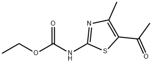 ethyl N-(5-acetyl-4-methyl-1,3-thiazol-2-yl)carbamate 구조식 이미지