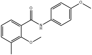 2-methoxy-N-(4-methoxyphenyl)-3-methylbenzamide Structure