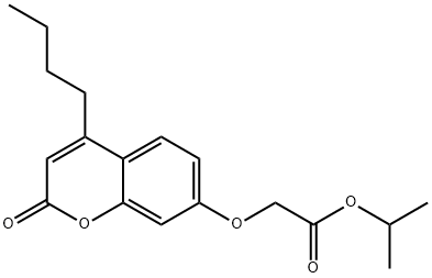 propan-2-yl 2-(4-butyl-2-oxochromen-7-yl)oxyacetate Structure