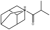 N-(2-adamantyl)-2-methylpropanamide 구조식 이미지