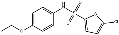 5-chloro-N-(4-ethoxyphenyl)thiophene-2-sulfonamide 구조식 이미지