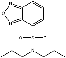 N,N-dipropyl-2,1,3-benzoxadiazole-4-sulfonamide 구조식 이미지