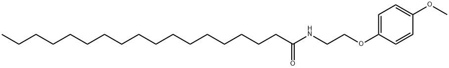 N-[2-(4-methoxyphenoxy)ethyl]octadecanamide Structure