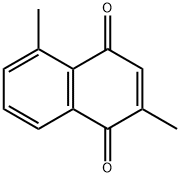 2,5-dimethylnaphthalene-1,4-dione 구조식 이미지