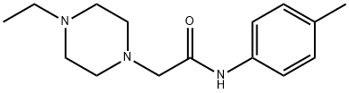 2-(4-ethylpiperazin-1-yl)-N-(4-methylphenyl)acetamide 구조식 이미지