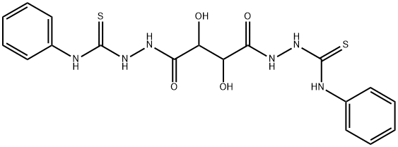 1-[[2,3-dihydroxy-4-oxo-4-[2-(phenylcarbamothioyl)hydrazinyl]butanoyl]amino]-3-phenylthiourea Structure