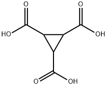 trans-Cyclopropane-1,2,3-tricarboxylic acid 구조식 이미지