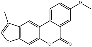 3-methoxy-10-methyl-[1]benzofuro[6,5-c]isochromen-5-one 구조식 이미지