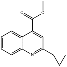 methyl 2-cyclopropylquinoline-4-carboxylate 구조식 이미지