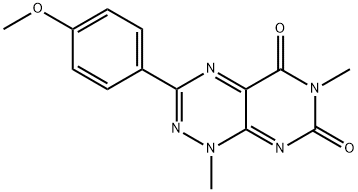 3-(4-methoxyphenyl)-1,6-dimethylpyrimido[5,4-e][1,2,4]triazine-5,7-dione Structure