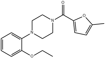 [4-(2-ethoxyphenyl)piperazin-1-yl]-(5-methylfuran-2-yl)methanone 구조식 이미지