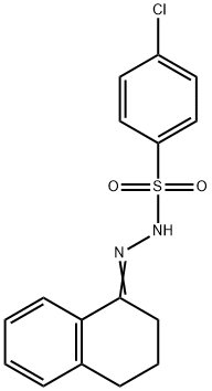 4-chloro-N-[(Z)-3,4-dihydro-2H-naphthalen-1-ylideneamino]benzenesulfonamide Structure