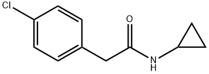 2-(4-chlorophenyl)-N-cyclopropylacetamide 구조식 이미지