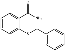 2-benzylsulfanylbenzamide Structure