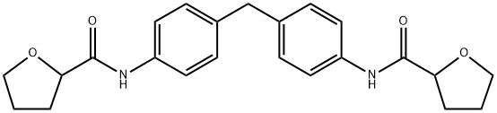 N-[4-[[4-(oxolane-2-carbonylamino)phenyl]methyl]phenyl]oxolane-2-carboxamide Structure