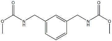 methyl N-[[3-[(methoxycarbonylamino)methyl]phenyl]methyl]carbamate 구조식 이미지