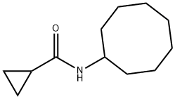 N-cyclooctylcyclopropanecarboxamide 구조식 이미지