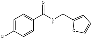 4-chloro-N-(furan-2-ylmethyl)benzamide Structure